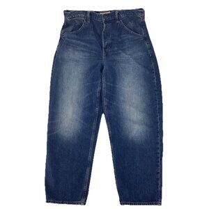 Banana Republic Women's High-Rise Rigid Bow Jeans Button Fly Medium Wash Size 32